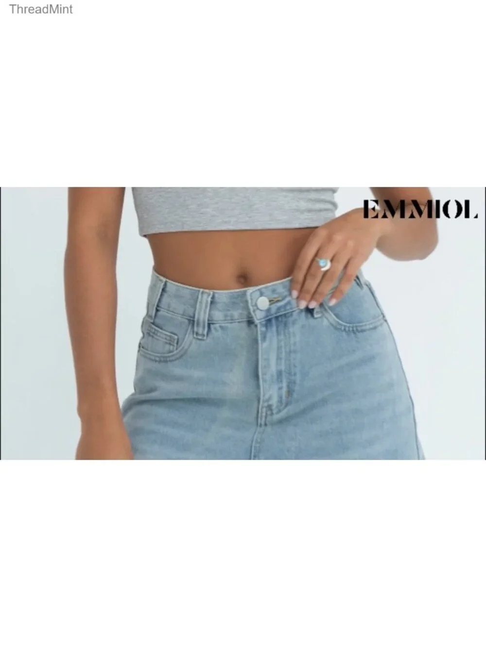 Wide Leg Baggy Long Denim Shorts - Y2K Grunge Bermuda Jorts Loose Fit